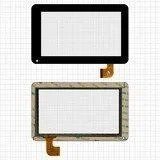 Сенсорний екран для планшету Tablet PC 7 ", 7", 188x116 mm, 36 pin, чорний, # PB70A8830, RP-257A-7.0, без рамки