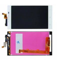 Дисплей Lenovo P70 модуль в сборе с тачскрином, белый, High Copy, без рамки