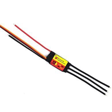 Регулятор мотору ESC 12A ZMR Bidirectional, 2&ndash;4S, BEC 5V2A з реверсом, для водних та наземних дронів