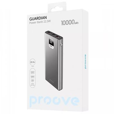 Павербанк Proove Guardian 10000mAh, 22.5W, внешний аккумулятор, батарея, УМБ, power bank
