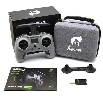Пульт дистанційного керування для дронів Jumper T-Pro V2 ELRS 2.4GHz + кейс + захист стіків