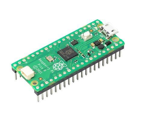 Плата разработки Raspberry Pi Pico H 2MB, RP2040 133MHz, 40pin + JTAG, поддержка MicroPython/C++ для IoT, DIY