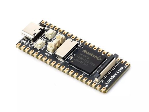 Плата розробки LuckFox Lyra B, RK3506G2, 256Mb, Linux support, для IoT проектів з комп&rsquo;ютерним зором