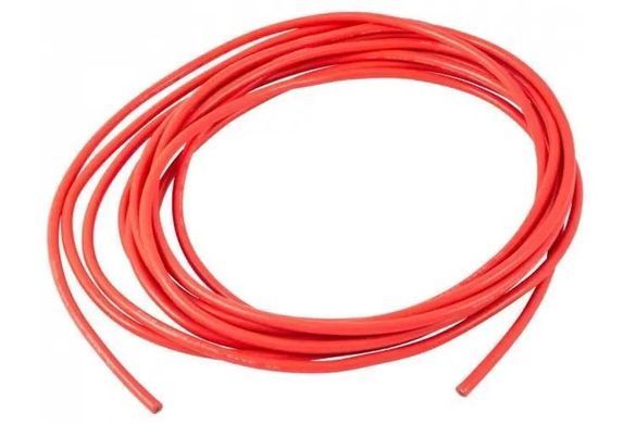 Провод, кабель в силиконовой изоляции 12AWG, 1м, красный