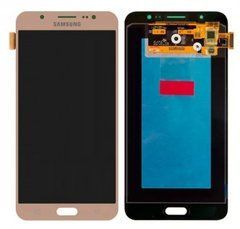 Дисплей Samsung J710F / DS Galaxy J7 (2016) модуль в зборі з тачскріном, золотистий, original, Original, без рамки