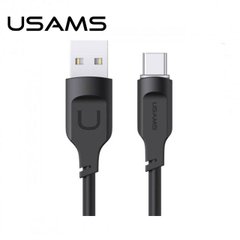 Кабель USB to Type-C USAMS US-SJ568 6A, 120 см, чорний, Original