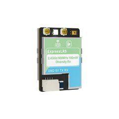 Приемник управления ELRS 915/2400MHz iFlight Diversity Dual Band 100mW, LR1121+ESP32-Pico D4+T-антенны 70мм
