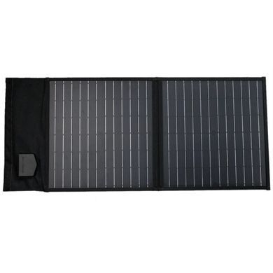 Солнечная панель 40W JS-FLF040A, USB A/C+DC, складная портативная, монокристаллическая, для туризма, черная