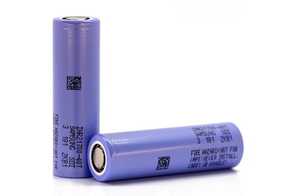 Акумулятор 21700 високострумовий під пайку, Samsung 40T 4000mAh, 35-45A, Li-Ion