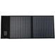 Сонячна панель 40W JS-FLF040A, USB A/C + DC, складна портативна, монокристалічна, для туризму, чорна