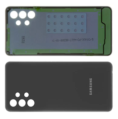 Задня панель корпусу для смартфону Samsung A325 Galaxy A32 2021, чорний, High Copy