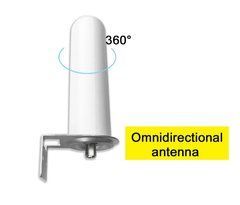 Антена UWB 698-2700MHz Lintratek OBM-10NK360, N-Female, 10dbi, всенаправлена вертикальна, зовнішня, широкосмугова, для GSM зв'язку