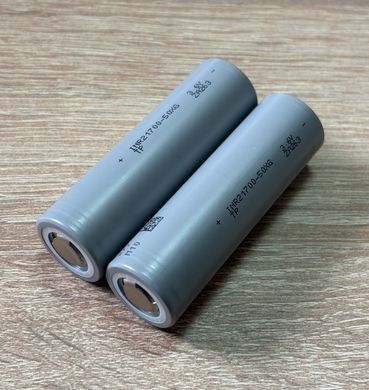 Акумулятор 21700 5000mAh 40A Li-ion Tenpower INR21700-50XG високострумовий, під точкове зварювання