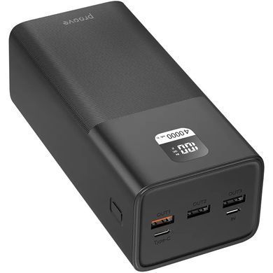 Повербанк Proove Giant 40000mAh, 100W, зовнішній акумулятор, батарея, УМБ, power bank