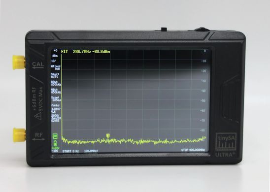 Аналізатор спектру радіочастот ZeenKo TinySA Ultra ZS406 100KHz-5.4Ghz, TFT 3.98&rdquo; (480х320)