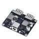 Понижуючий перетворювач напруги DC-DC 2xUSB 6-32V to 5V 3.4A, Step-Down конвертер, підтримка QC3.0, QC2.0, 18W