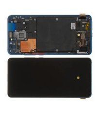 Дисплей Xiaomi Mi 9 Lite модуль в сборе с тачскрином и рамкой, Original PRC, синий, Original PRC, с рамкой
