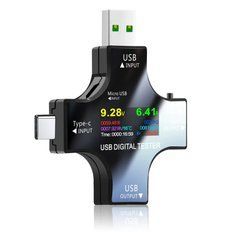 Тестер USB ATORCH U31 Bluetooth, мультиметр амперметр вольтметр, USB/Type-C, для вимірювань