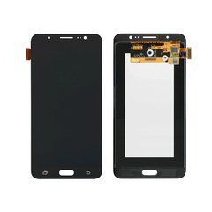 Дисплей Samsung J710F / DS Galaxy J7 (2016) модуль в зборі з тачскріном, чорний, Original, Original, без рамки