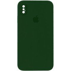 Чохол для телефону iPhone XS зелений, силікон