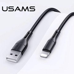 Кабель USB to Lightning US-SJ500 U68 2A, для айфона, чорний, Original