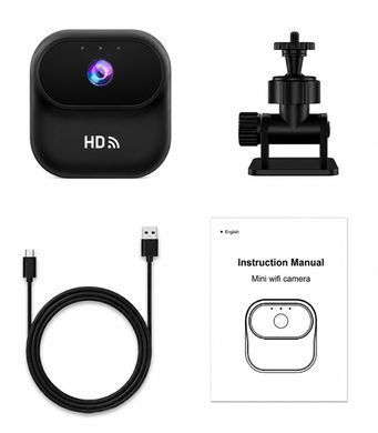 Камера розумна WiFi Ourlife A800 Mini 1080P HD, детекція руху, магнітне кріплення, для спостереження