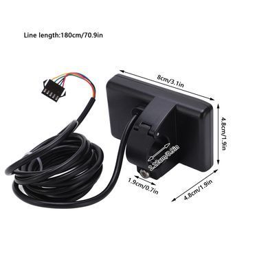 Дисплей S866 LCD 24V-60V, 5 pin SM, UART2, для електровелосипеда, електросамоката