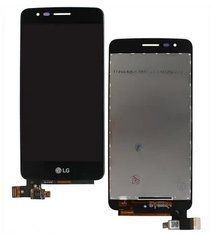 LG K8 (2017) X240 дисплей в зборі з тачскріном модуль чорний Original 20 pin, Original, без рамки