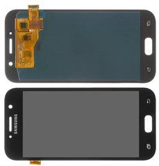 Дисплей Samsung A520F Galaxy A5 2017 модуль в зборі з тачскріном, чорний, OLED, High Copy, без рамки