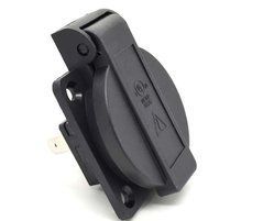 Розетка US 125V 20A з кришкою, IP44, вологозахищена панельна для американської вилки