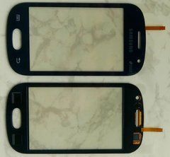 Сенсорный экран для смартфона Samsung S6810, тачскрин черный, High Copy, без рамки