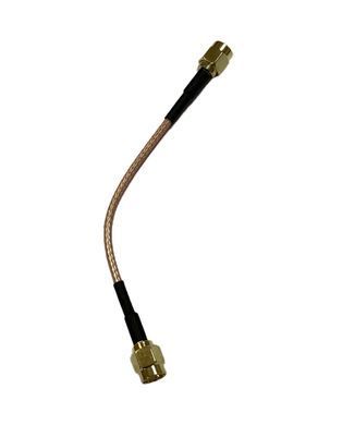 Пигтейл SMA-Male to SMA-Male прямой, переходник с кабелем RG316 10см, для антенн FPV