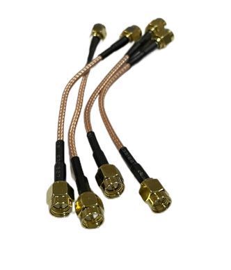 Пигтейл SMA-Male to SMA-Male прямой, переходник с кабелем RG316 10см, для антенн FPV