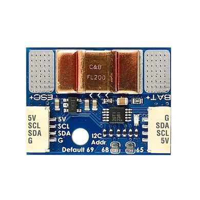 Вимірювач потужності MATEK I2C-INA-BM цифровий, ультраточний монітор живлення для БПЛА-моделей