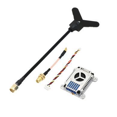 Видеопередатчик VTX 3.3G 3W 16Ch LST + V-диполь антенна, для FPV дронов