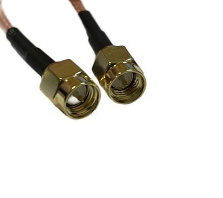 Пигтейл SMA-Male to SMA-Male прямой, переходник с кабелем RG316 10см, для антенн FPV