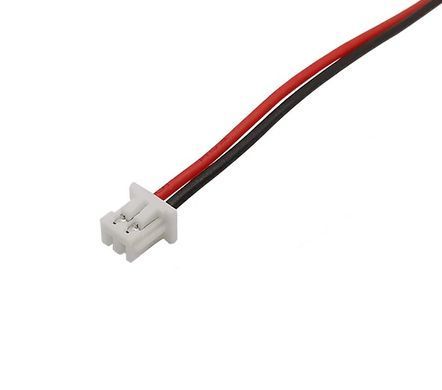 Кабель с разъемами JST 1.25мм Female, 2pin, 10см, двухсторонний, для FPV дронов, модулей, Arduino