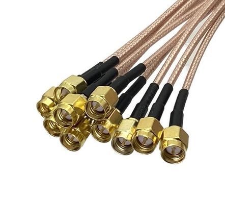 Пигтейл SMA-Male to SMA-Male прямой, переходник с кабелем RG316 10см, для антенн FPV