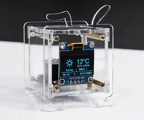 Набір початківця DIY- Метеостанція WiFi, тренувальна плата конструктор для складання та пайки