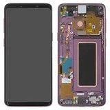 Дисплей Samsung G960F Galaxy S9 модуль в зборі з тачскріном з рамкою фіолетовий Original (PRC), Original, з рамкою