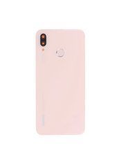 Задня кришка зі склом камери для телефону Huawei P20 Lite, рожева, Original PRC