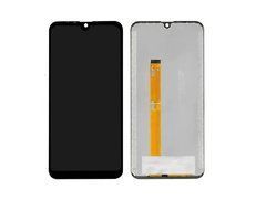 Дисплей Oukitel C16 Pro модуль в сборе с тачскрином, черный, High Copy, без рамки