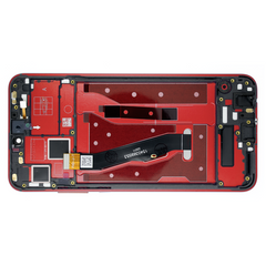 Дисплей Huawei Honor 8X модуль в сборе с тачскрином, красный, с рамкой, High Copy, High Copy, с рамкой