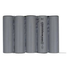 Батарейна збірка 5S1P 5000mAh 15A 18.5V на елементах 21700 EVE 50E, XT60, вертикальна