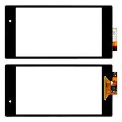 Sony Xperia Z1 c6902 c6903 L39h сенсорный экран, тачскрин черный, High Copy, без рамки