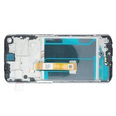 Дисплей OnePlus Nord N10 5G модуль в сборе с тачскрином и рамкой, черный, High Copy, с рамкой