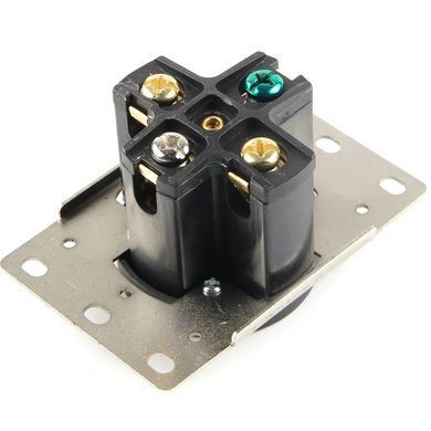 Розетка US NEMA L14-50R, 50A 125/250V, с фиксацией Twist-Lock, для американской вилки