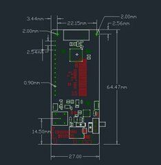 Плата разработки LILYGO ESP-32, LORA32, 868/915/923 МГц SX1276 (V2.1-1.6) с OLED-дисплеем