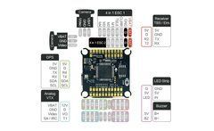 Стек FC&ESC Axisflying Argus ECO F722, 4-8S 30X30 + 80A ESC, для больших дронов