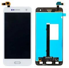 Дисплей ZTE Blade V8 модуль в зборі з тачскріном, білий, без рамки